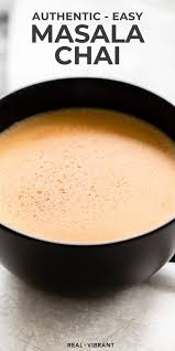 Authentic Masala Chai Spiced Milk Tea Real Vibrant Recipe Masala Chai Chai Masala Chai Recipe