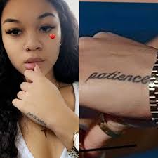 See more ideas about small tattoos, patience tattoo, tattoos. Wolftyla Writing Side Of Hand Tattoo Steal Her Style