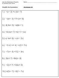 Download as pdf, txt or read online from scribd. Algebra Worksheets For Simplifying The Equation Algebra Worksheets Simplifying Expressions Simplifying Algebraic Expressions