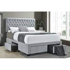 Most people prefer to sleep between 24 and 30above the floor, so when you choose your mattress and foundation, add 1) the height of the base, 2) the height of the. Latitude Run Journey Tufted Upholstered Storage Platform Bed King Storage Bed Storage Bed Headboard Storage