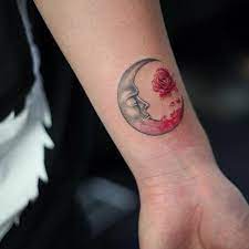 Bewerte und teile dieses photo. 75 Mond Tattoos Neumond Vollmond Und Mondsichel