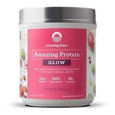 10 Plant Based Collagen Boosting Supplements For Healthy Hair Skin And Nails Plant Based Protein Powder Collagen Powder Amazing Grass