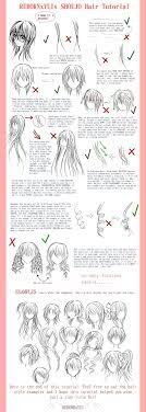 How To Draw Shoujo Style Hair By Rebornxyui On Deviantart How To Draw Hair Drawing Tutorial Anime Tutorial