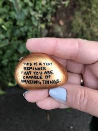 This Is Such A Cute Idea Make A Ton Of These And Throw Them Around Town In The Side Rocks Painted Rocks Diy Painted Rocks Rock Painting Art