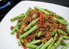 Resep Tumis Buncis Daging Cincang Oleh Norma Di Madya Recipe Resep Makanan Resep Tumis Daging Cincang