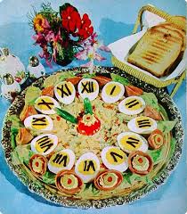 Deviled Eggs New Years Clock New Years Eve Food New Year S Food Retro Recipes