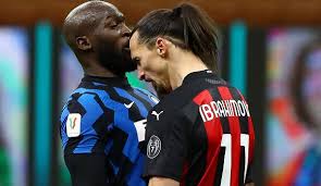 Der belgische stürmerstar spielt bei inter mailand gemeinsam mit eriksen und wollte ihm so seine. Inter Mailand Nach Derby Sieg Gegen Ac Mailand Im Halbfinale Der Coppa Italia Zlatan Ibrahimovic Und Romelu Lukaku Geraten Aneinander