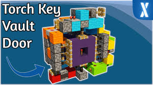 Redstone Torch Key Activated Vault Door Minecraft Redstone Door Showcase Tutorial Minecraft Map I made ceiling redstone torch key :d. planet minecraft