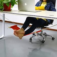 Amazon Com Accmart Adjustable Mini Foot Rest Stand Office Desk Feet Hammock Orange Office Products