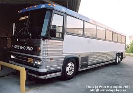 Image result for Silver 1990 Greyhound Bus