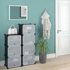 Habe das schuhregal für meinen mann gekauft, endlich hat er einen überblick über seine schuhe. Vicco Schuhschrank Modular Diy Steckregal System Aus Kunststoff Garderobe Schuhregal 4 Facher Online Kaufen Bei Netto