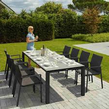 Get the best deals on wooden patio & garden table & chair sets. Life Sense 8 Seater Dining Set Metal Garden Furniture Webbs Garden Centre