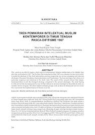 Ayat tersebut merupakan perintah untuk …. Pdf Tren Pemikiran Intelektual Muslim Kontemporer Di Timur Tengah Pasca Difitisme 1967