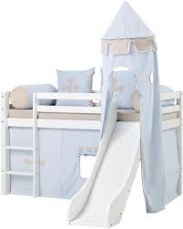 Hoppekids Hochbett Fairytale Knight Set Mit Hochbett Vorhang Matratze Und Rollrost Online Kaufen Hochbett Bett Ideen Bett