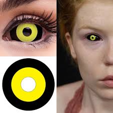 Image result for black sclera contacts