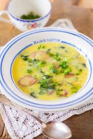Soupe Bresilienne Au Mais Chou Et Saucisse Fumee Sopa De Fuba Idee Recette Saucisses Fumees Recettes De Cuisine