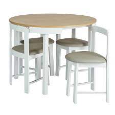 Height 30, the dimensions of. Argos Home Alena Solid Wood Table 4 Two Tone Chairs Mysmallspace Uk