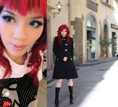 JEREMY SCOTT ADIDAS TIGER HOODIE, VERSACE WOMEN'S MILITARY COAT & DESIGNER  LEATHER BOOTS, ITALY MODELING.