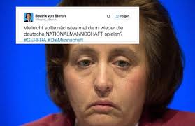 Hätte nie gedacht, dass ich das mal in der kombination lese. Beatrix Von Storch Twitter B Z Berlin