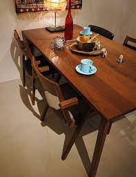 オーダー ダイニングテーブル ウォールナット 角錐脚 order dining table 15256 ナガノインテリアのダイニング テーブル おしゃれ家具 インテリア通販のリグナ ダイニング ダイニングテーブル インテリア 家具