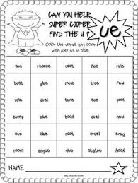 Can Super Cooper Find Long U Teaching Kindergarten Writing Teaching Phonics Phonics Kindergarten