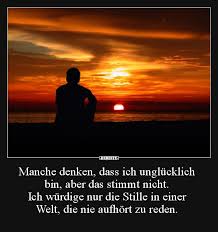 Manche Denken Dass Ich Unglücklich Bin Aber Das Stimmt Lustige