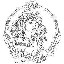 Zodiac chart mandala coloring page for adults. Pin On Sowing And Fashion