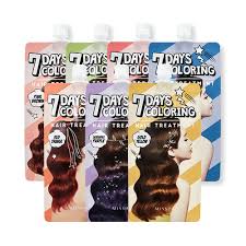 I washed my hair with shampoo and then absorbed the water by a dry towel. Original Missha 7 Days Coloring Hair Treatment 25ml Shopee Philippines