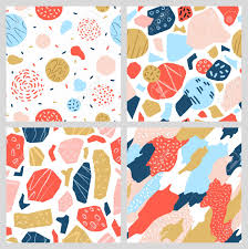 I have a new cute and cozy pattern for you today! A Collection Of Colorful Geometric Patterns Cute Design For Card Poster Flyer Brochure And Cover Clip Art Libres De Droits Vecteurs Et Illustration Image 120175066