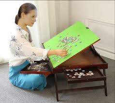 Shop our range of premium quality wooden toys. 1000 Pcs Mats Jigsaw Puzzle Table Storage Foldable Tilting Plate Drawer Board Uk Ebay