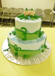 Two Peas In A Pod Baby Shower Cake Baby Cupcake Baby Shower Cakes Baby Shower Diy