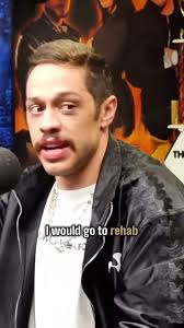 Pete Davidson admits therapy can’t work if you’re still using.