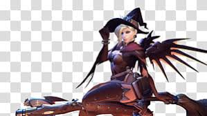Here's the new shaman and nightwitch skins in fortnite! Overwatch Witch Mercy Halloween Skin K Uhd Female Game Character Transparent Background Png Clipart Hiclipart
