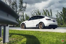 Submitted 1 day ago by larryj1948. Tesla Model Y On 22 Inch Vossen M X4t Forged Deal