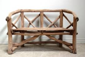 With a totally unique design, no two benches are. Antique Rustic Oak Garden Bench 44255 Sellingantiques Co Uk