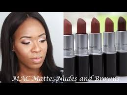 Mehr is one of the unheard lipsticks from mac's collection that many people are not aware of. Mac Matte Nude And Brown Lipstick Swatches Woc Friendly Youtube