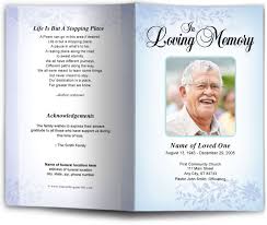 Ceasar Funeral Program Template 6 Colors In 2020 Funeral Templates Free Funeral Programs Funeral Program Template