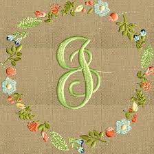 We have some collection of free embroidery designs. Floral Font Frame Monogram Embroidery Design Font Not Included Ins Stitchelf