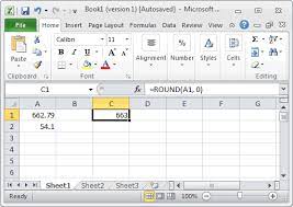 The round function would first round 63.39 to 63 and then subtract 0.01 to give 62.99. Ms Excel How To Use The Round Function Ws