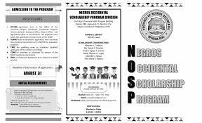 Maybe you would like to learn more about one of these? The Negros Occidental Scholarship Program Is Now Accepting Applicants For Sy 2022 2023 Steps To Apply 1 Download The Application Form And Brochure From Our Fb Account Nosp Applicants 2 Fill Out