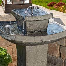 Solar powered garden fountain works best when it receives lot of sunlight. Solar Powered Garden Fountain With Battery Backup Mahayana Zen