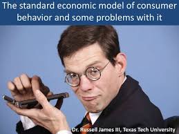 The standard (neo-classical) model of consumer behavior