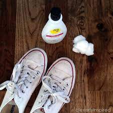 Owkiiidokiii, sharing my diy shoe cleaner using ingredients you can find at home. Diy Shoe Cleaner How To Remove Scuff Marks On Converse Cleverly Inspired