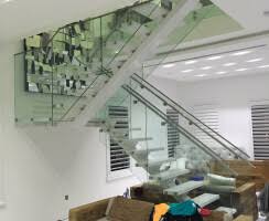 Stair glass railing and led lighting 2in1. Contemporary Glass Wood Staircase Stairs Demax Arch Staircase Railing Archello