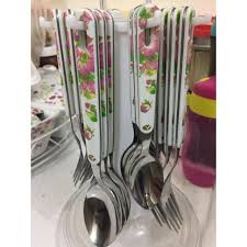 Peralatan sendok & garpu untuk kebutuhan meja makan. Sendok Garpu Set Vicenza Va248 Sendok Makan Vicenza Mawar Melati Shopee Indonesia