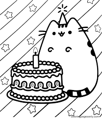 39+ happy birthday mom printable coloring pages for printing and coloring. Pusheen Happy Birthday Coloring Pages Pusheen Coloring Pages Coloring Pages For Kids And Adults
