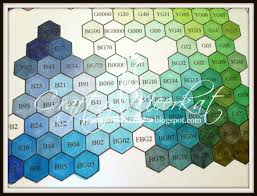 Crafty Meerkat Hexagon Copic Chart