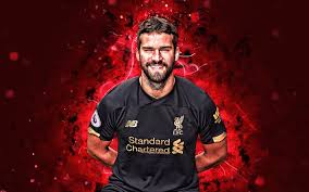 Alisson becker | wallpaper liverpool. Download Wallpapers 4k Alisson Becker Season 2019 2020 Brazilian Footballers Goalkeeper Alisson Liverpool Fc Neon Lights Alisson Ramses Becker Soccer Lfc Premier League Football Liverpool For Desktop Free Pictures For Desktop Free