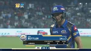 Unlike most top order batsmen, jos buttler holds his bat a touch low, almost. M10 Mi Vs Srh Jos Buttler Wicket