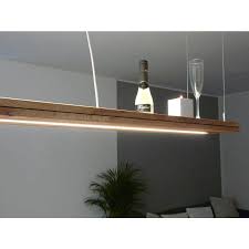 Hangelampe Holz Akazie Led Leuchte Peka Ideen